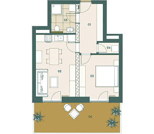 Delta - floorplan